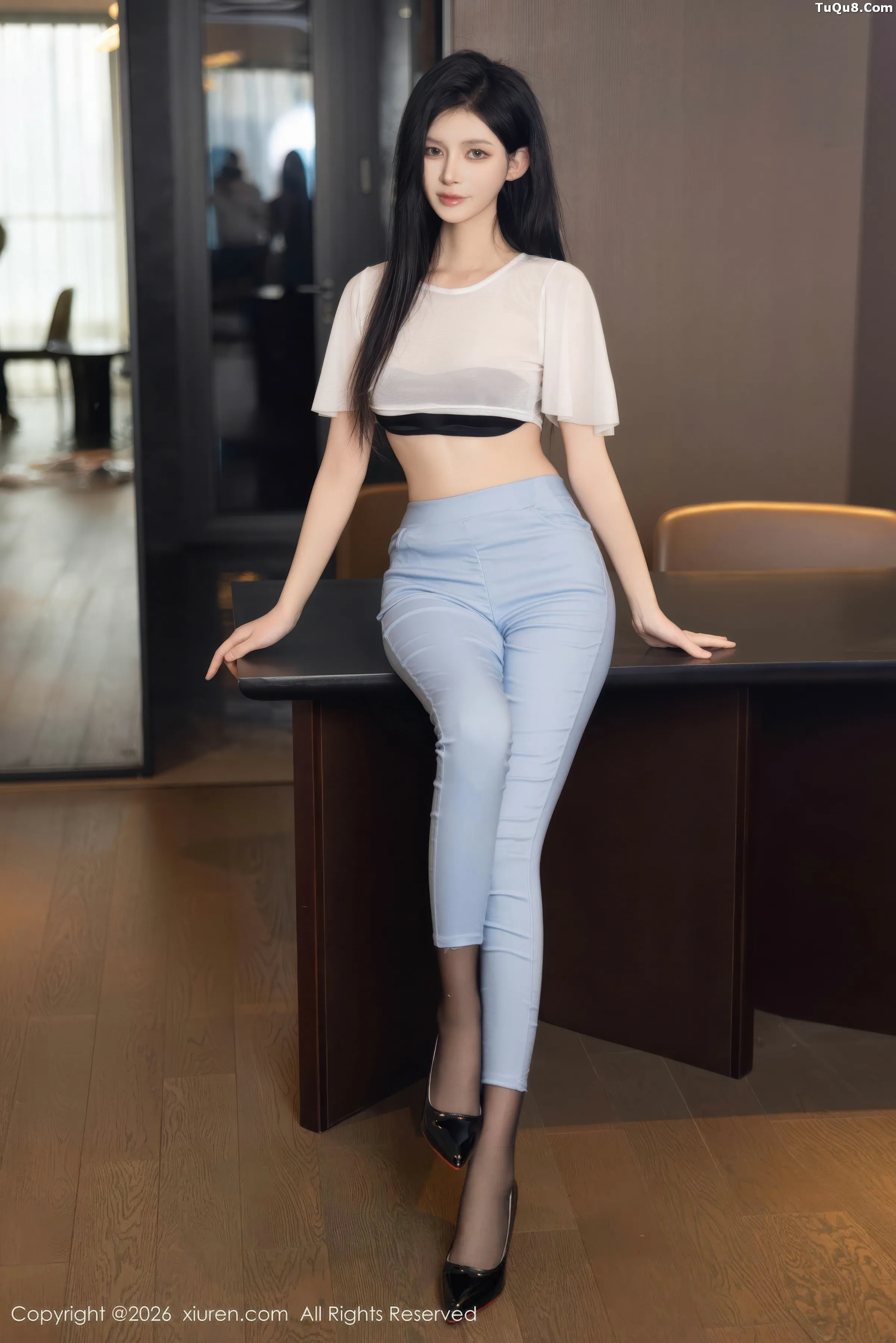 沈如斯性感黑色情趣内衣配超薄黑丝秀曼妙身姿迷人绝美写真66P 2