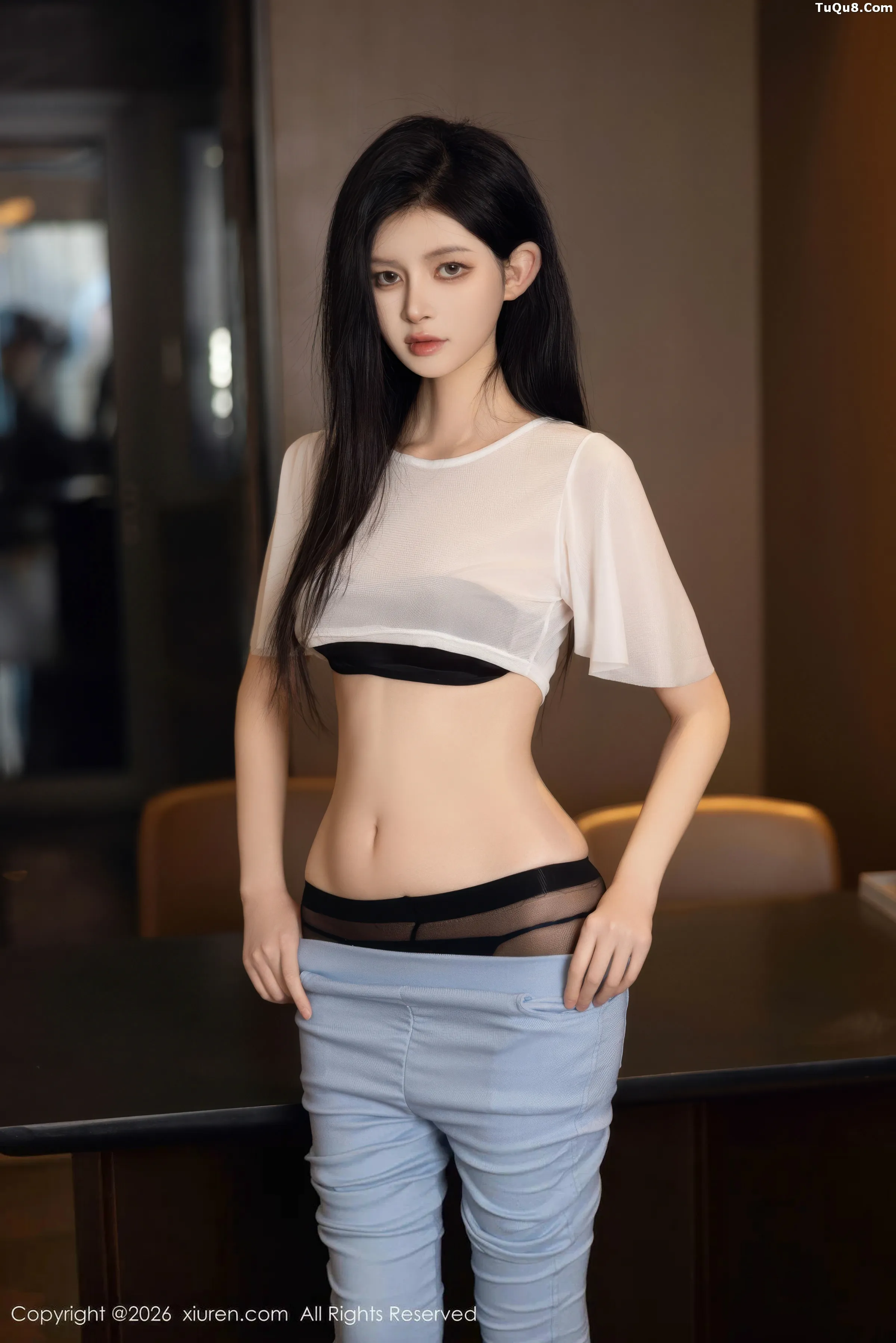 沈如斯性感黑色情趣内衣配超薄黑丝秀曼妙身姿迷人绝美写真66P 4