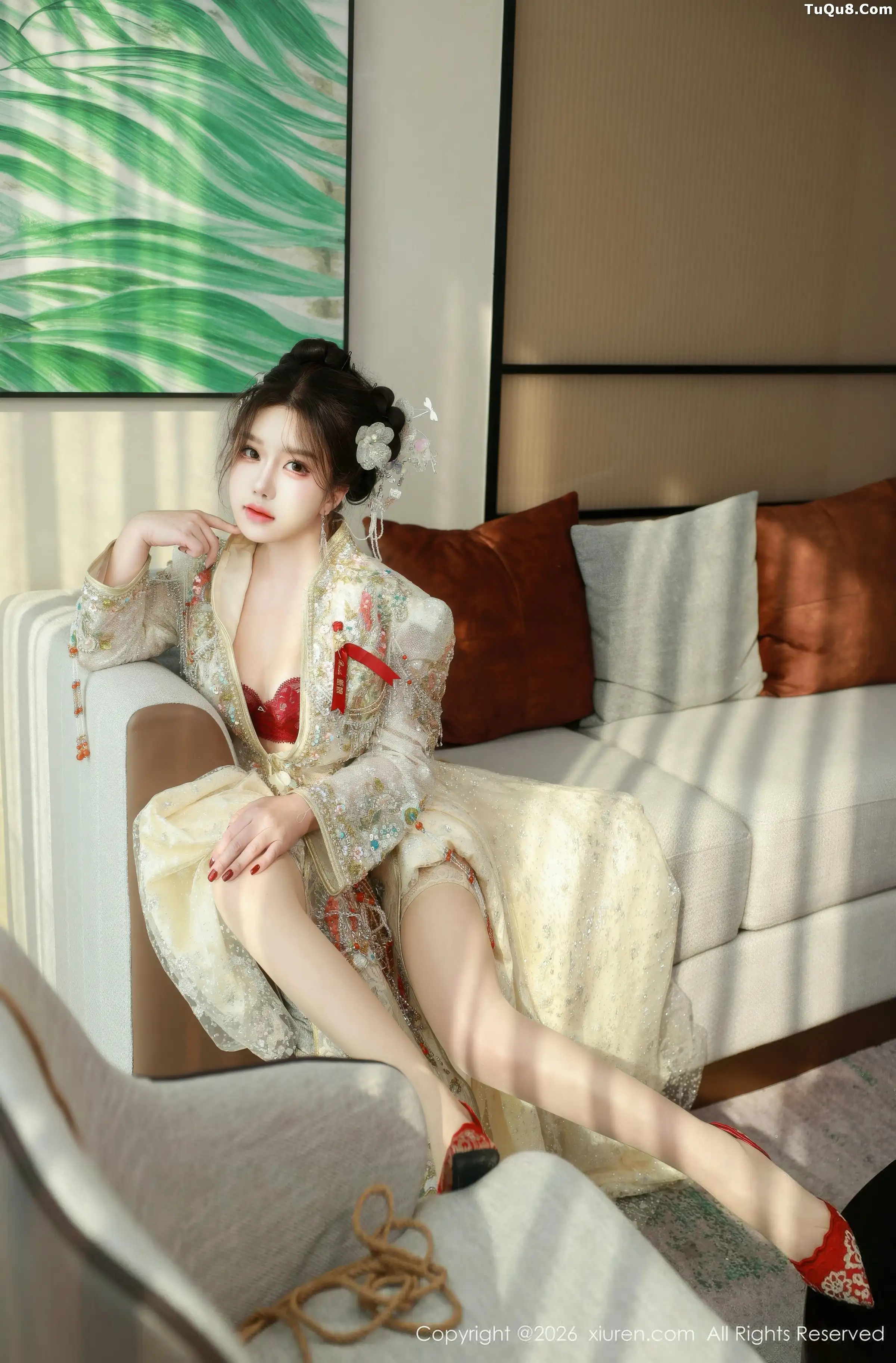 Sexy Xiuhe Photoshoot: Nude Stockings, Beautiful Legs, and Stunning Imagery (56P)