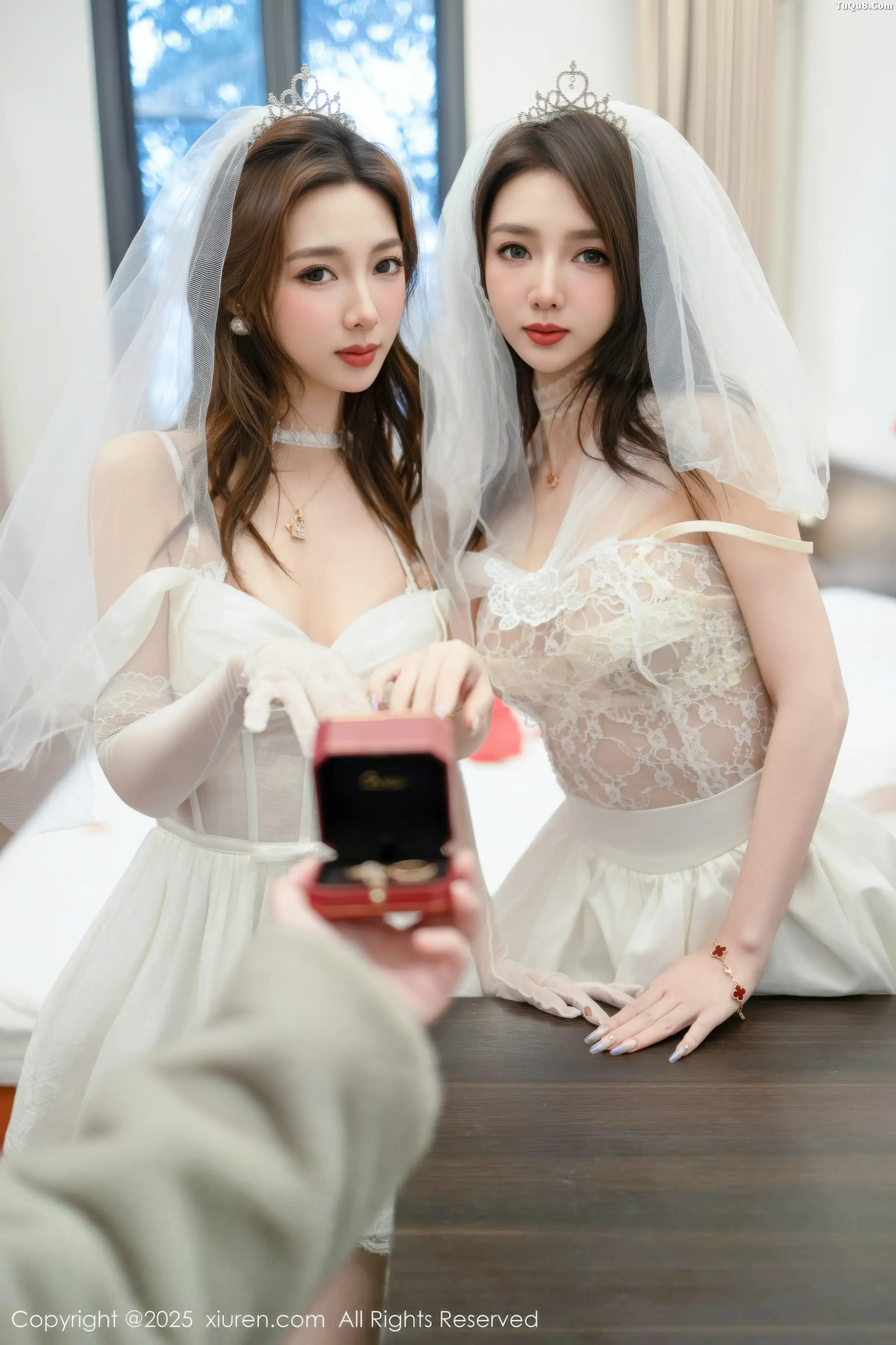 Collection Twins-Taozhiyaoyao Sexy Sister Flowers White Lace Wedding Dress Charming Beautiful Photos 81P 6