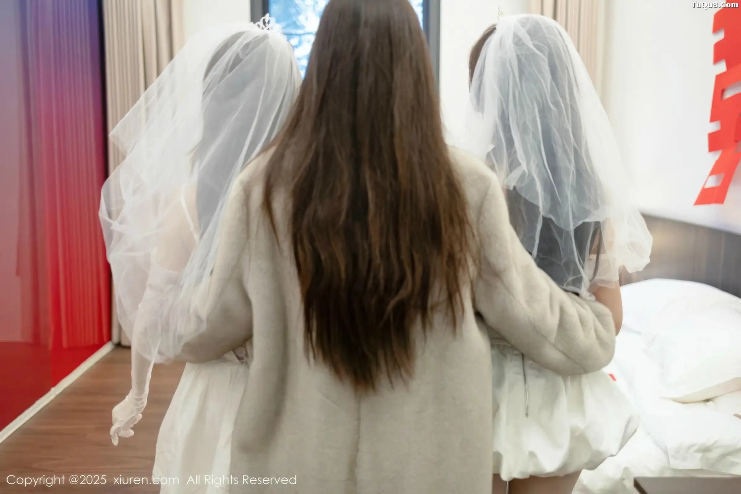 Collection Twins-Taozhiyaoyao Sexy Sister Flowers White Lace Wedding Dress Charming Beautiful Photos 81P 8