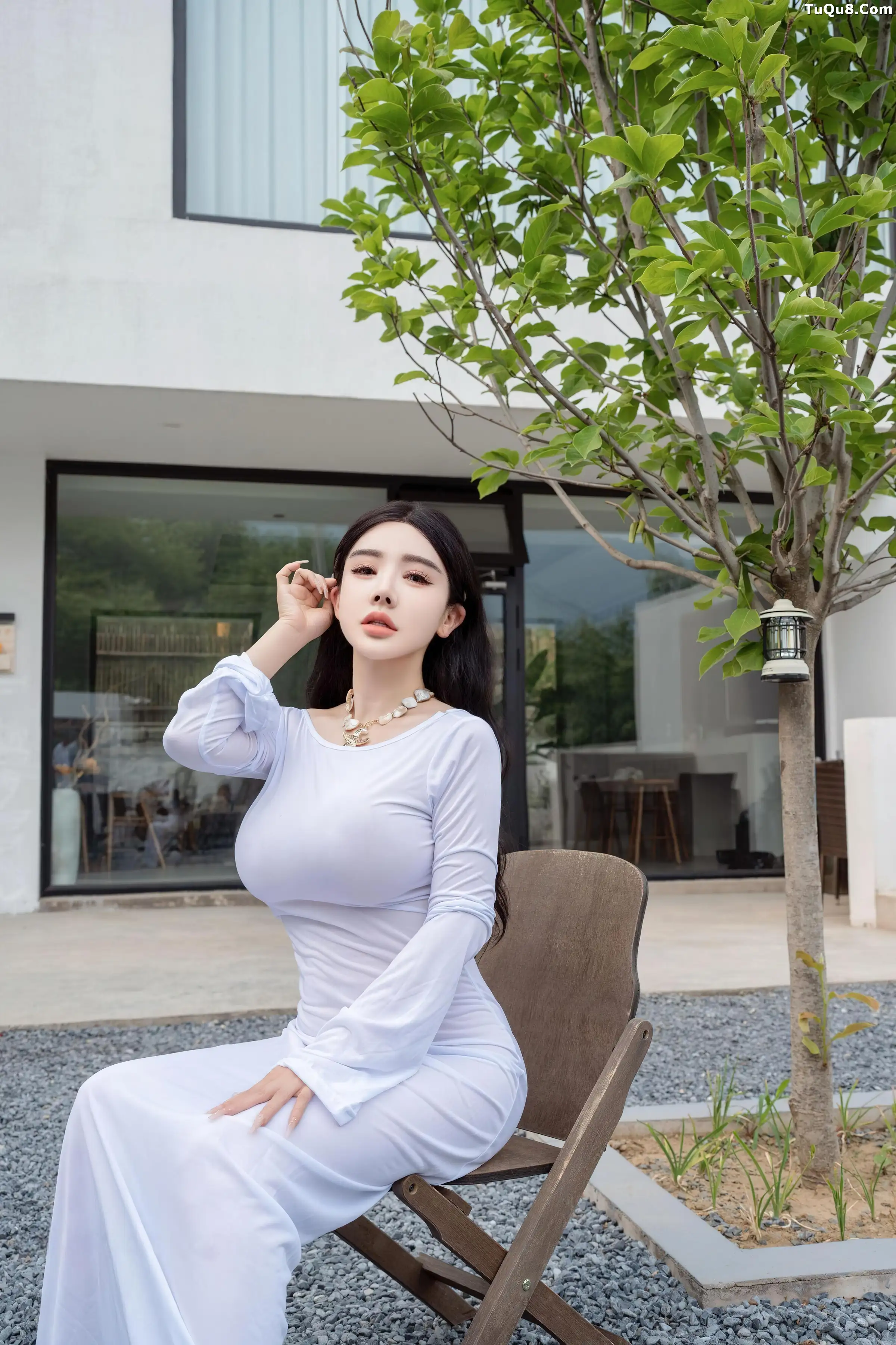 .B007 秀人番外 潘娇娇 庭院中的春色 主题写真 81P 1